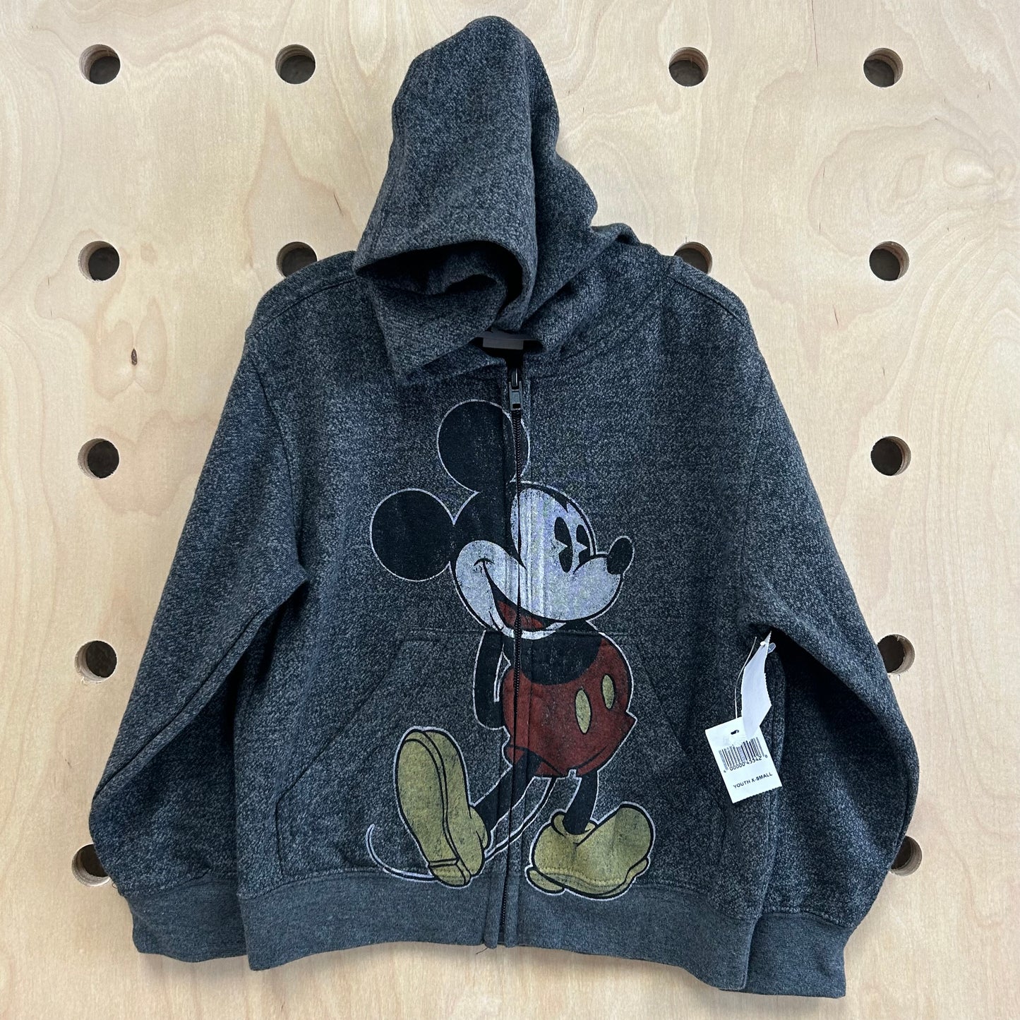 Grey Mickey Zip Hoodie NEW!