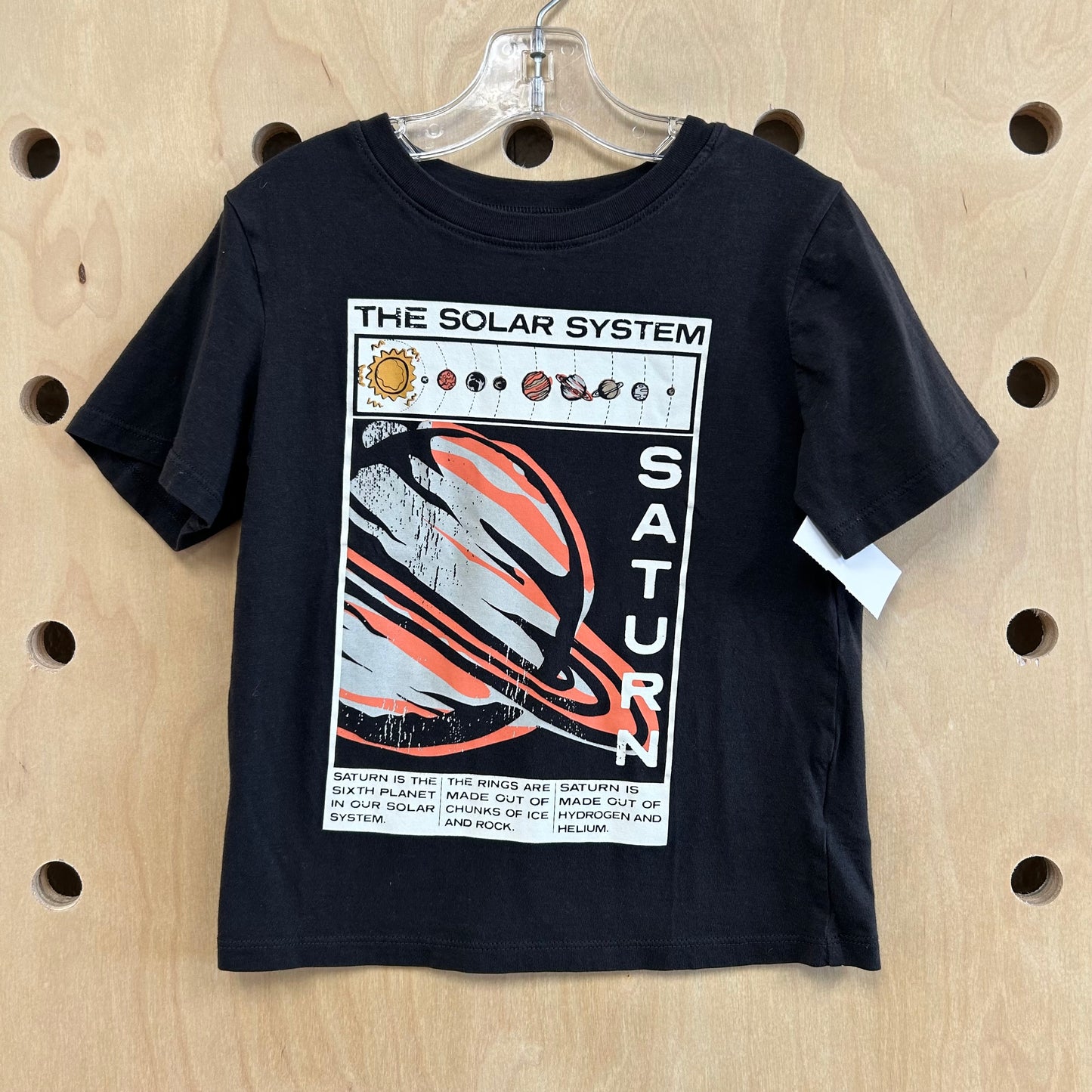 Black Solar System Tee