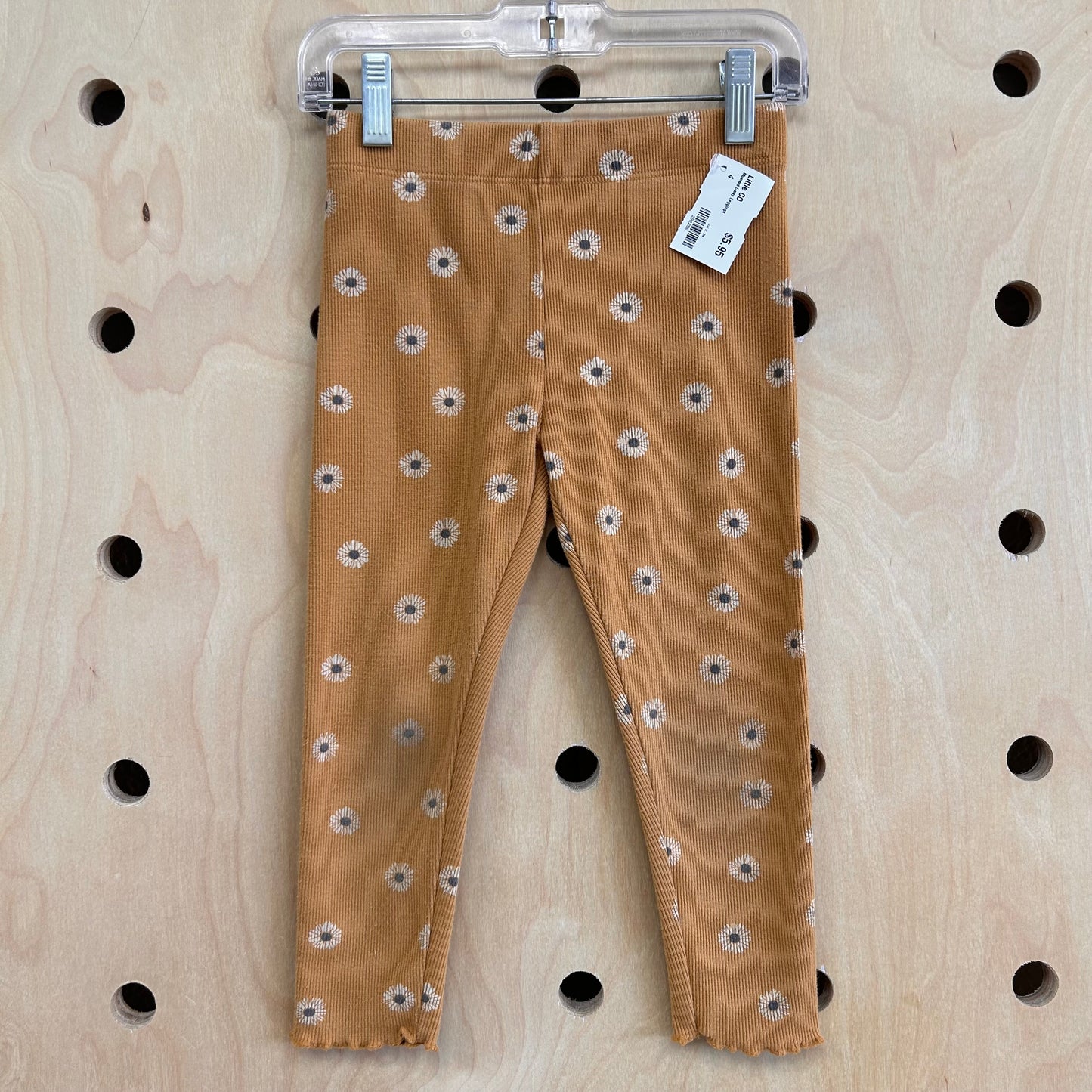 Mustard Daisy Leggings