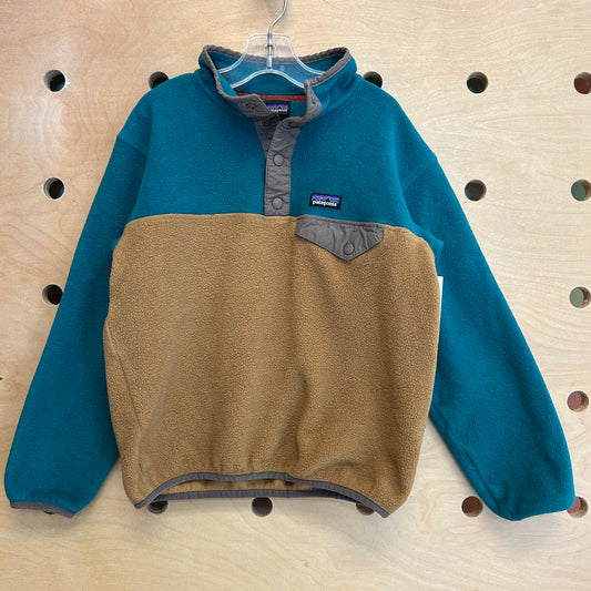 Synchilla Snap-T Pullover Green/Tan