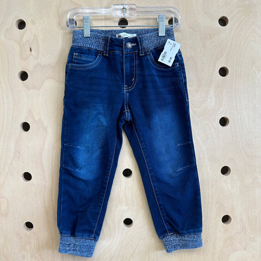 Denim Knit Joggers