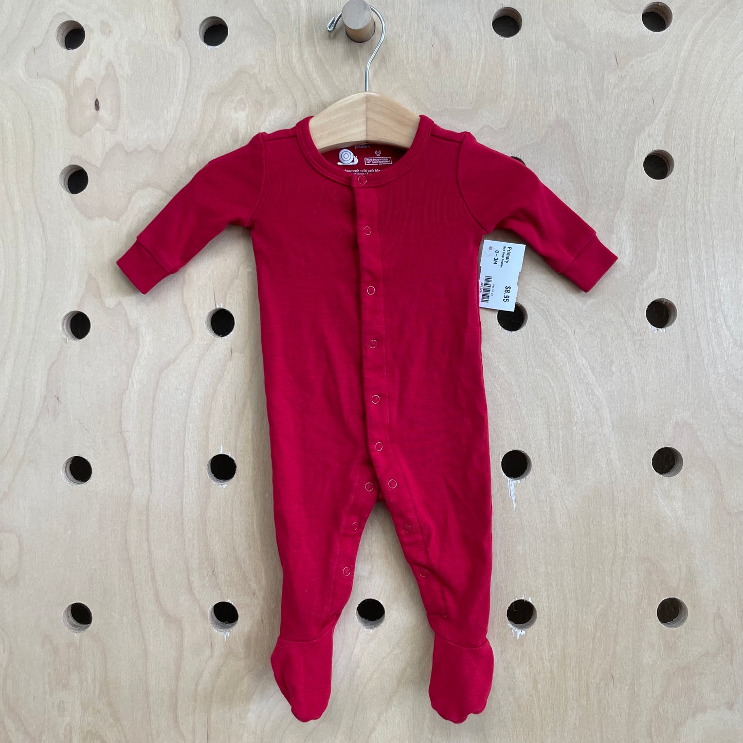 Red Snap Footies