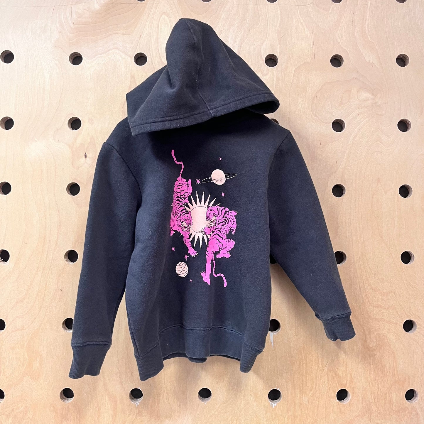 Black/Pink Tiger Hoodie