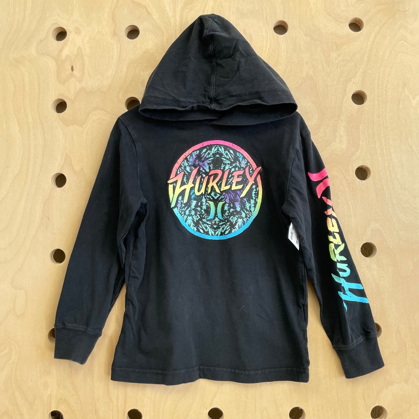 Black LS Hoodie Tee