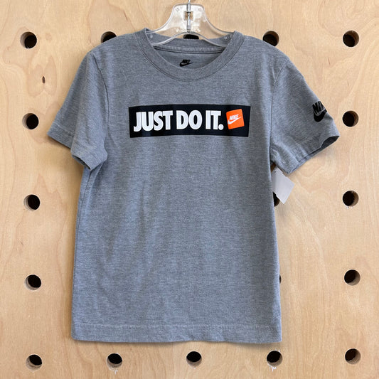 Grey Just Do It Tee