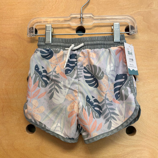 Green/Grey Leaf Swim Trunks