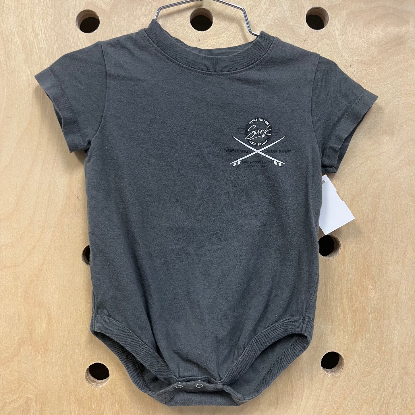 Grey Huntington Surf Tee Bodysuit