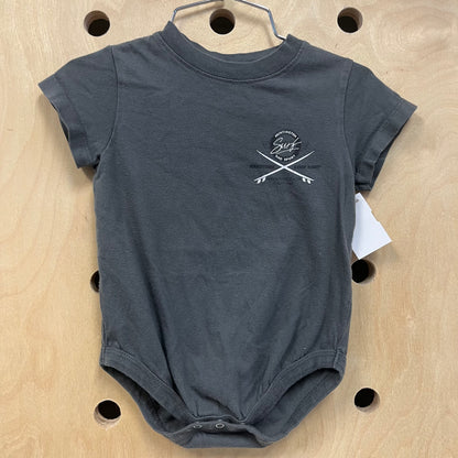 Grey Huntington Surf Tee Bodysuit