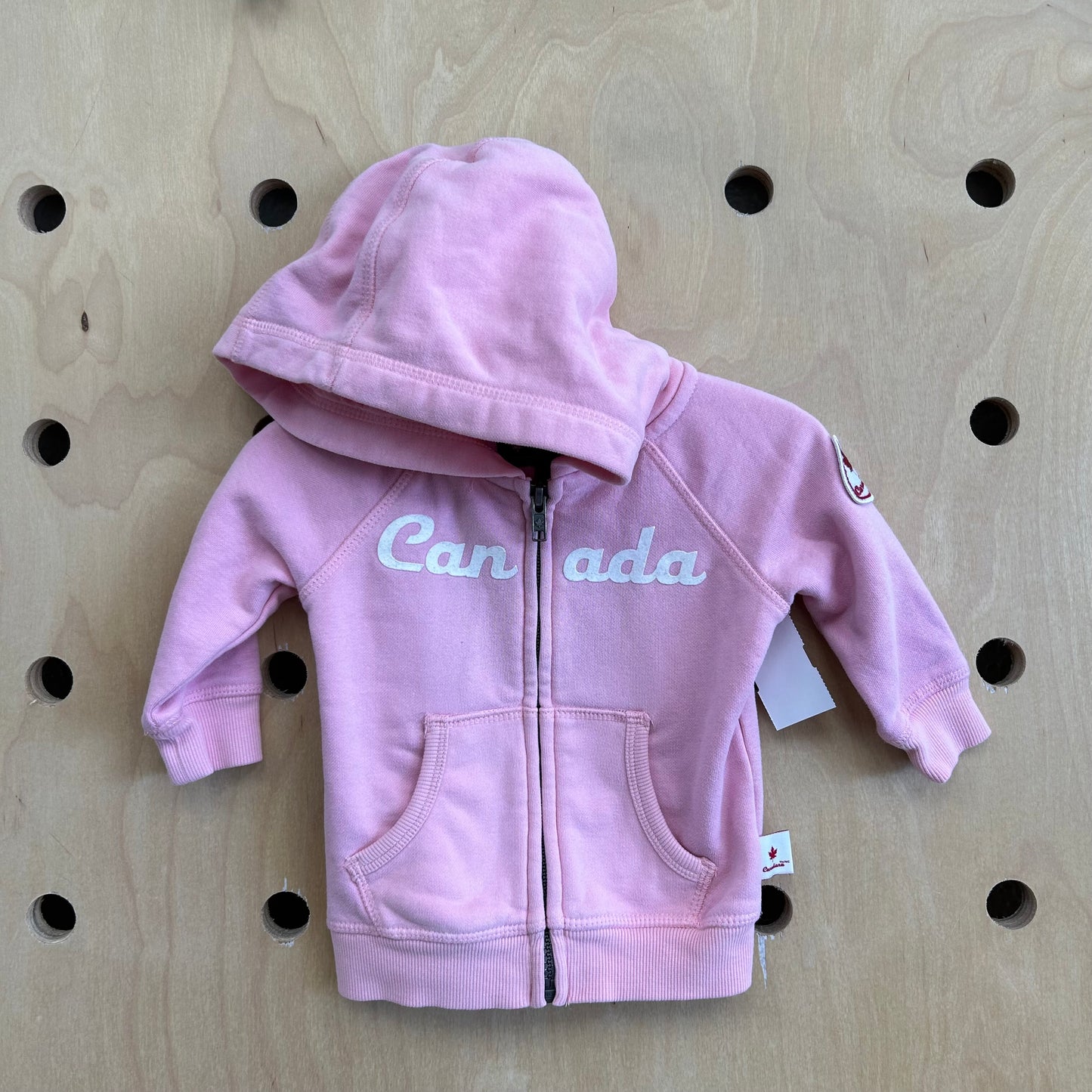 Pink Canada Zip Hoodie