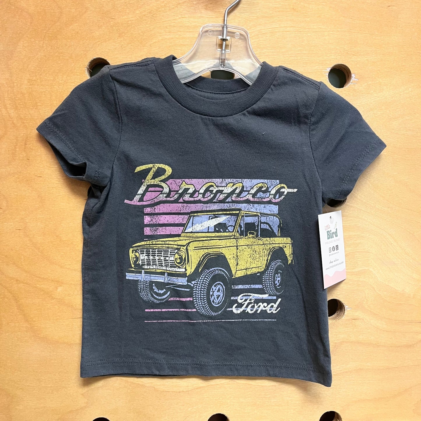 Grey 'Bronco' Tee