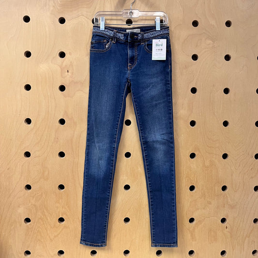 Bandana Waist Skinny Denim