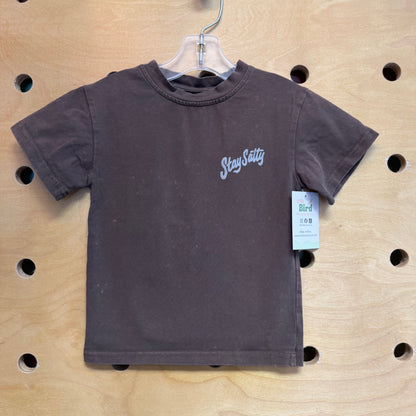 Brown Stay Salty Tee