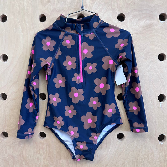 Blue Floral Swimsuit