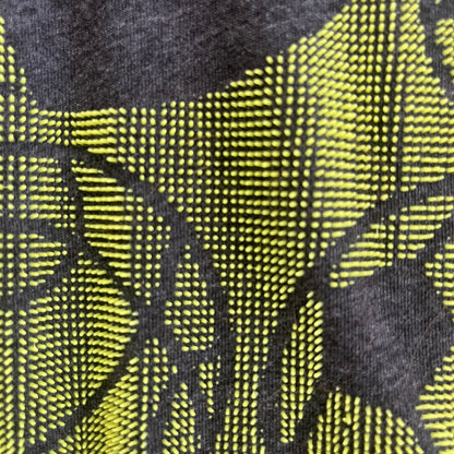 Grey & Green Textured Tee