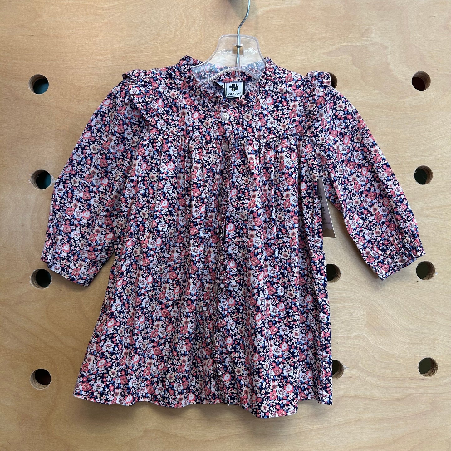 Floral Button Dress