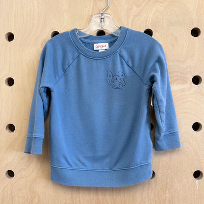 Blue Good Okay Cool Sweatshirt