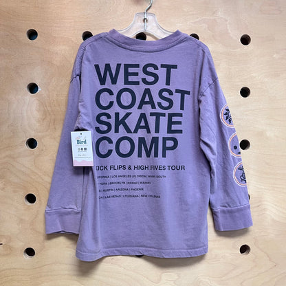 Purple 'West Coast Skate Comp' LS