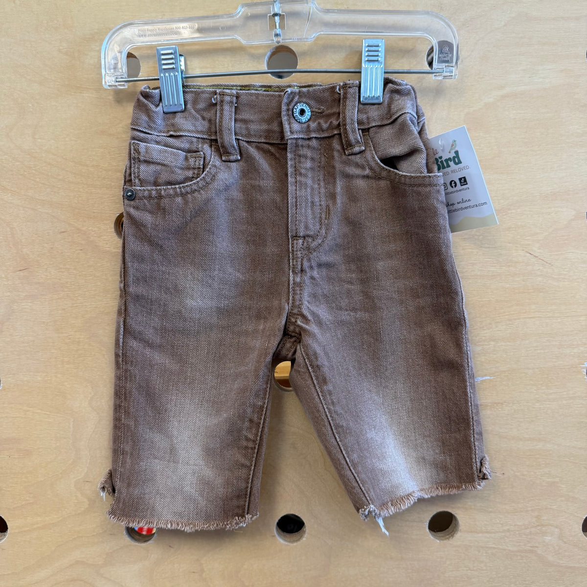 Brown Straight Denim