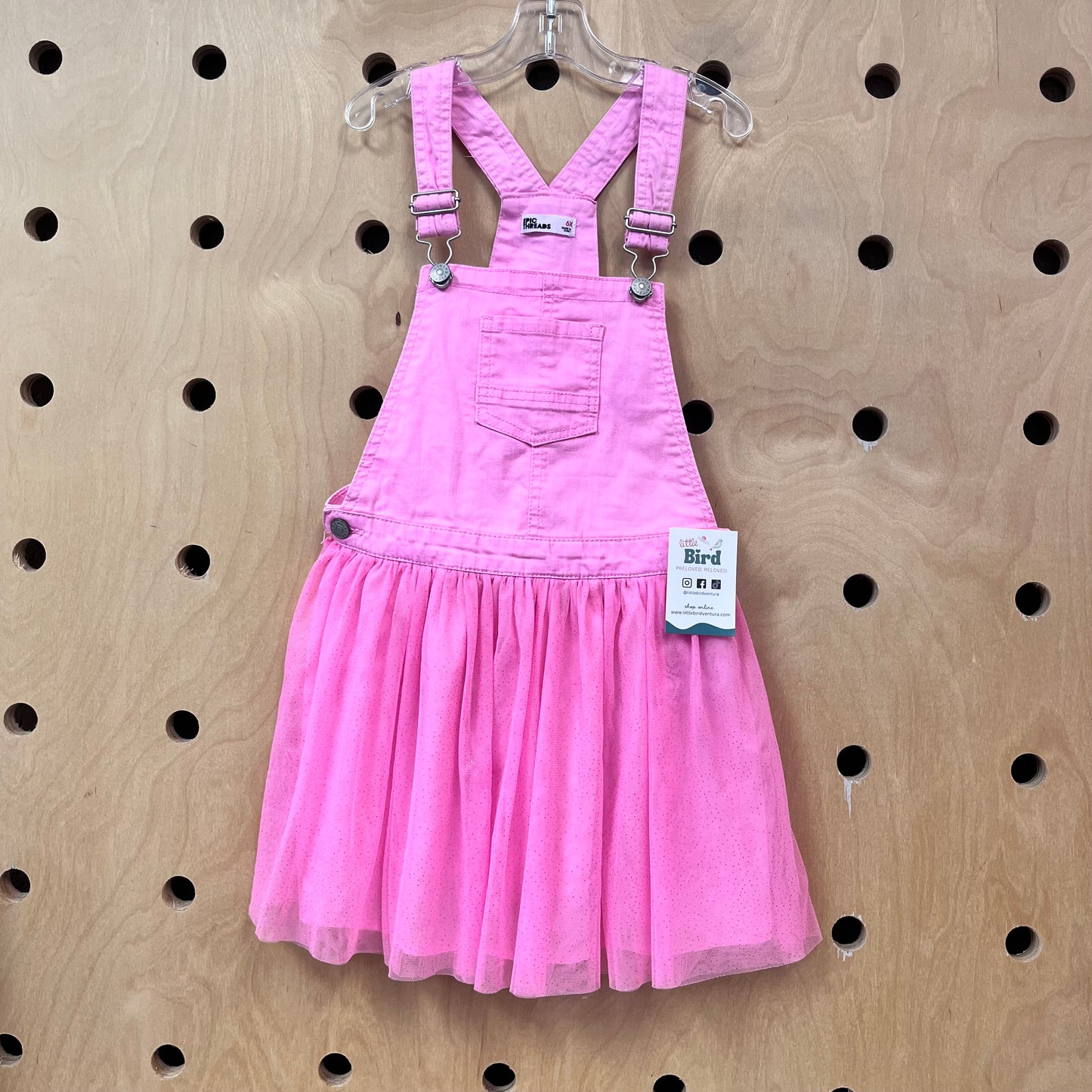 Pink Glitter Tulle Skirtall