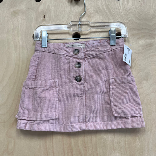 Dusty Pink Cord Skirt