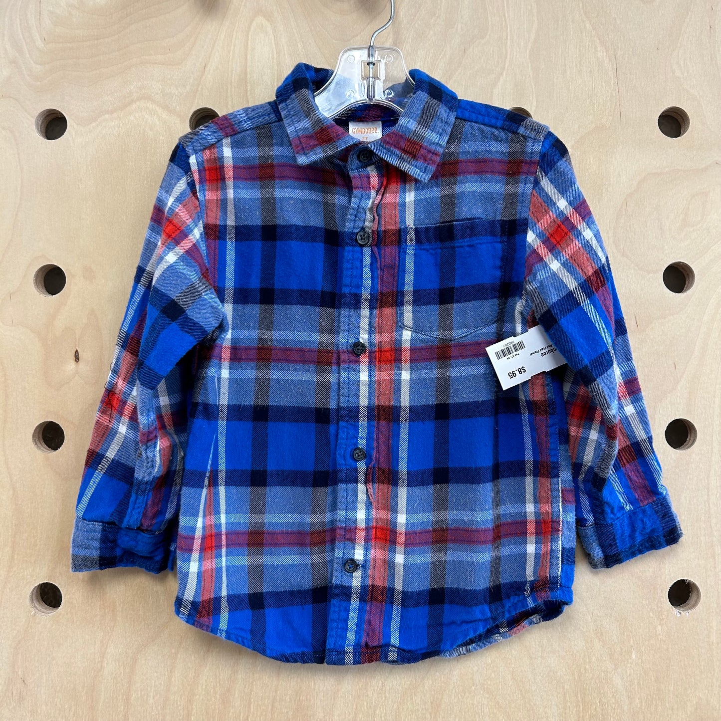 Blue & Red Plaid Flannel