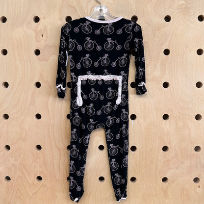 Black + Pink Vintage Bicycles Zippy