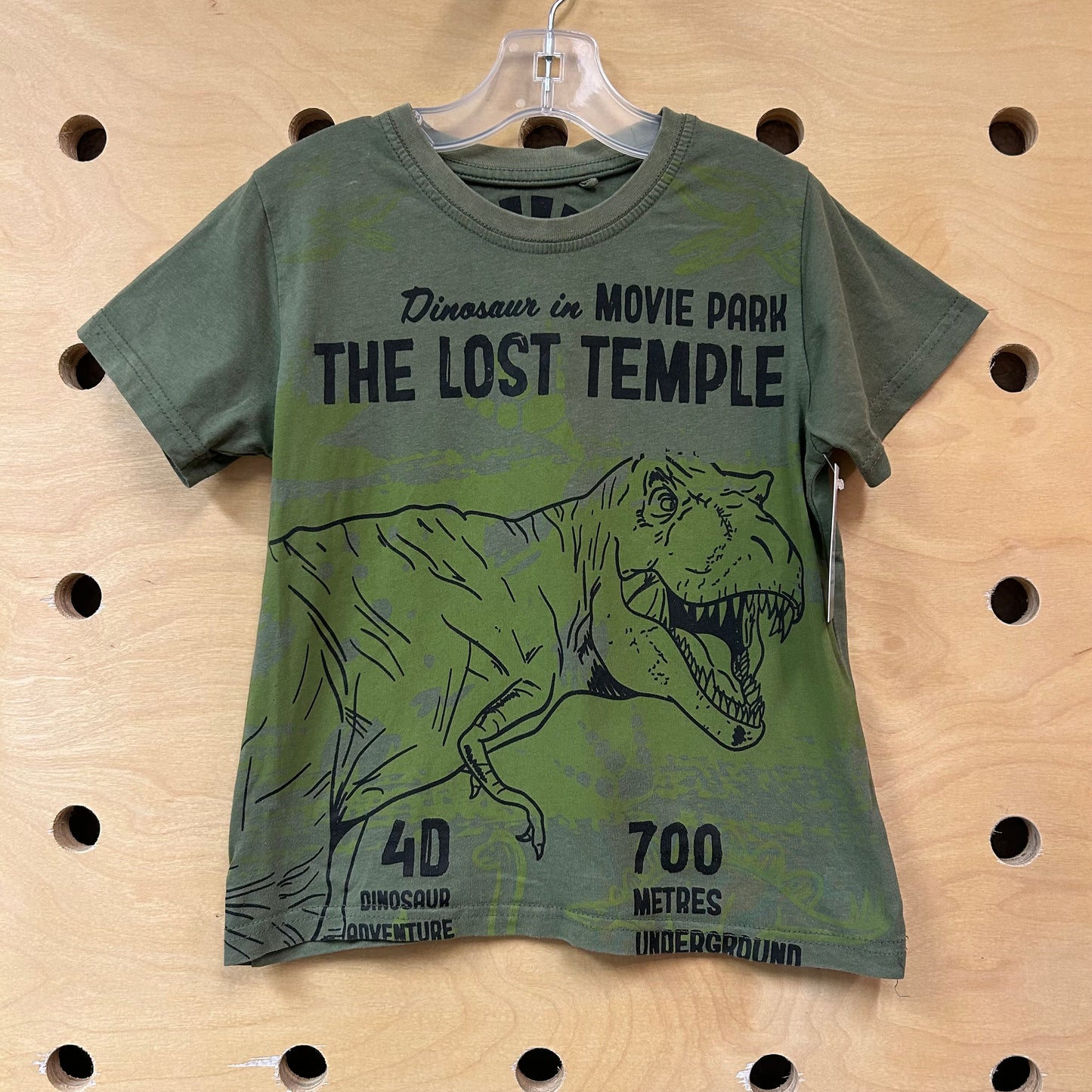 Olive 'Dinosaur In Movie Park' Tee