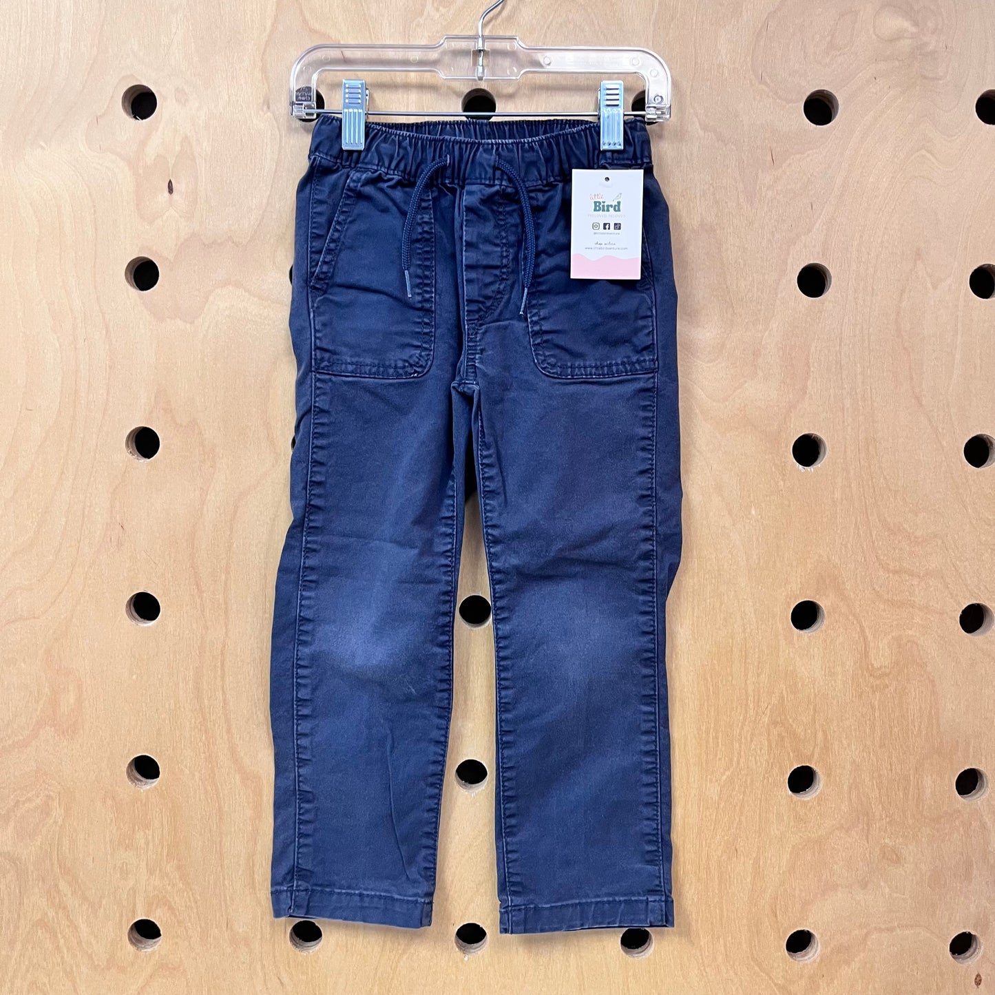 Blue Drawstring Pants