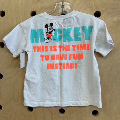 White Mickey Tee