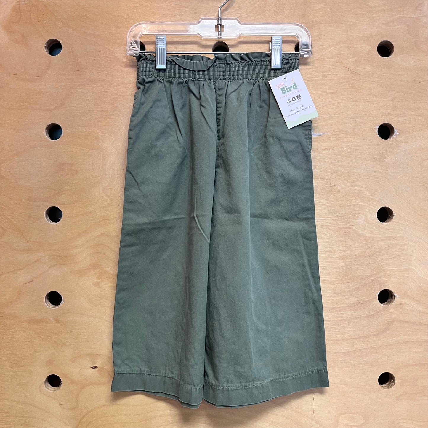 Green Wide Leg Pants