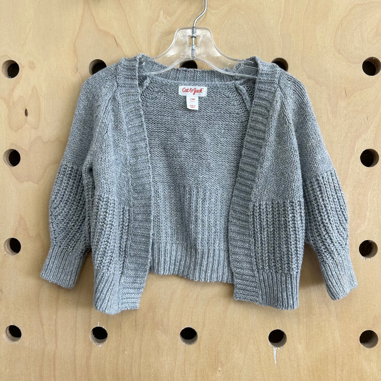 Grey + Silver Cardigan