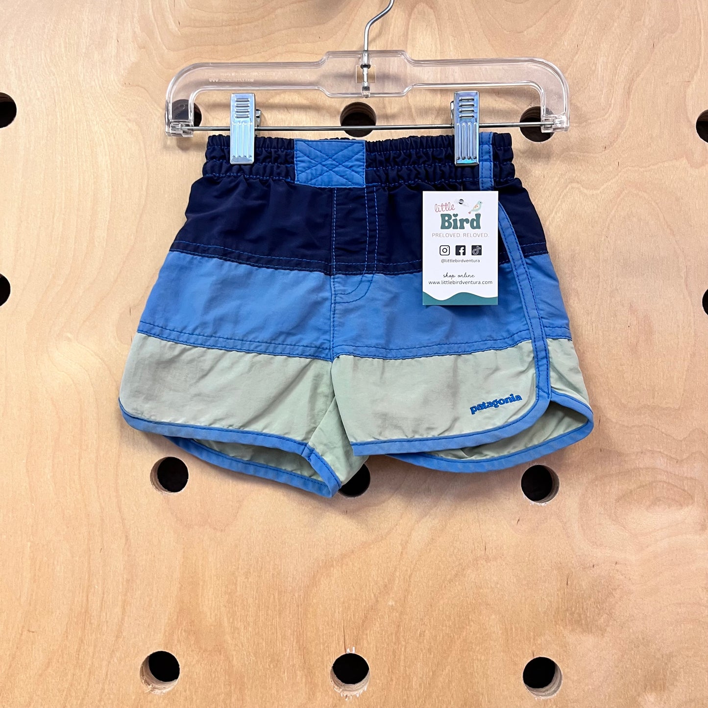 Blue + Sage Baggies Shorts