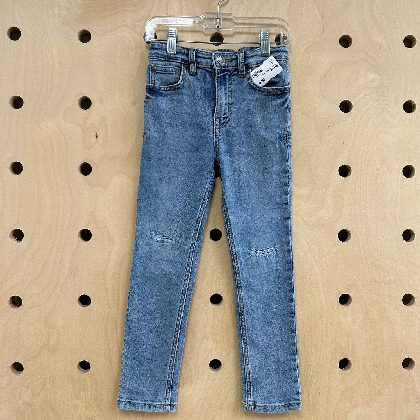 Distressed Super Skinny Denim