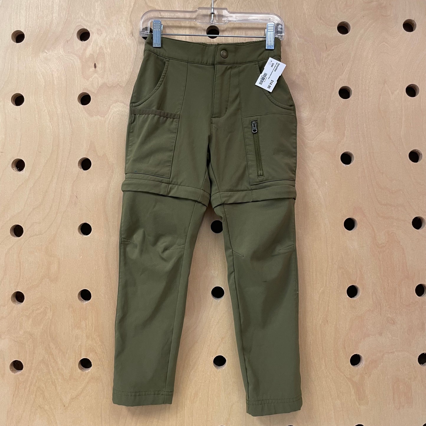 Olive Quick Dry Convertible Pants