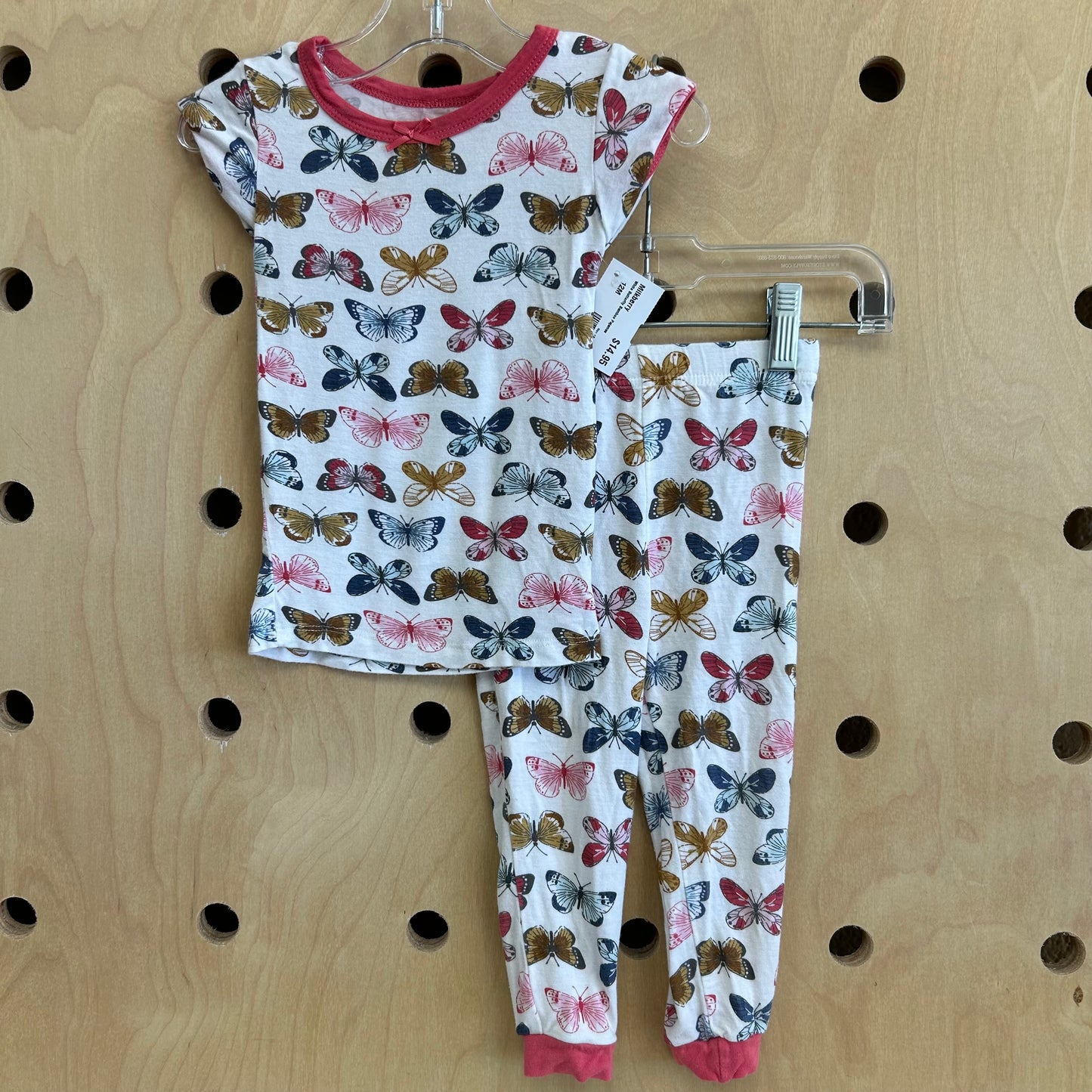 White Butterfly Bamboo Pajamas