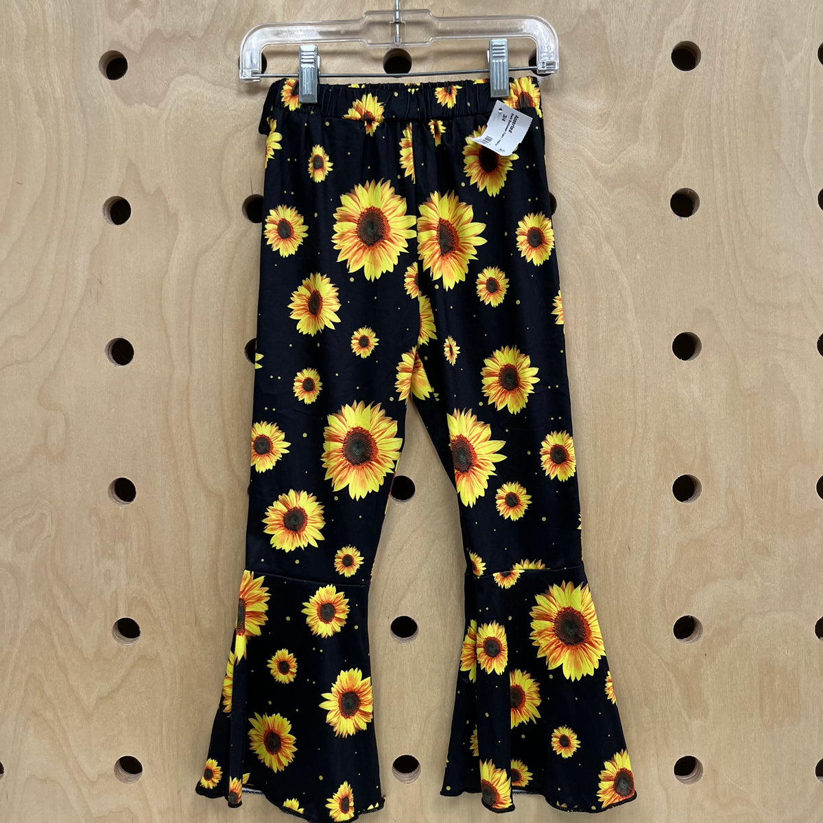 Black Sunflower Flare Leggings