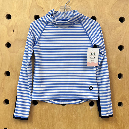 Blue Striped UPF 50+ Sun Shirt