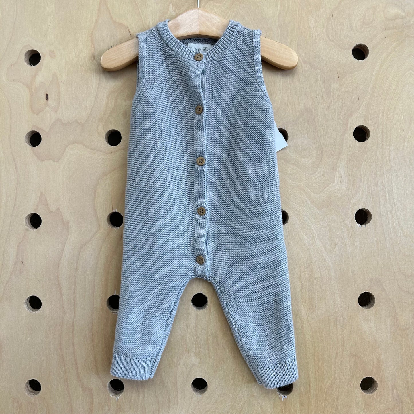 Grey Knit Romper