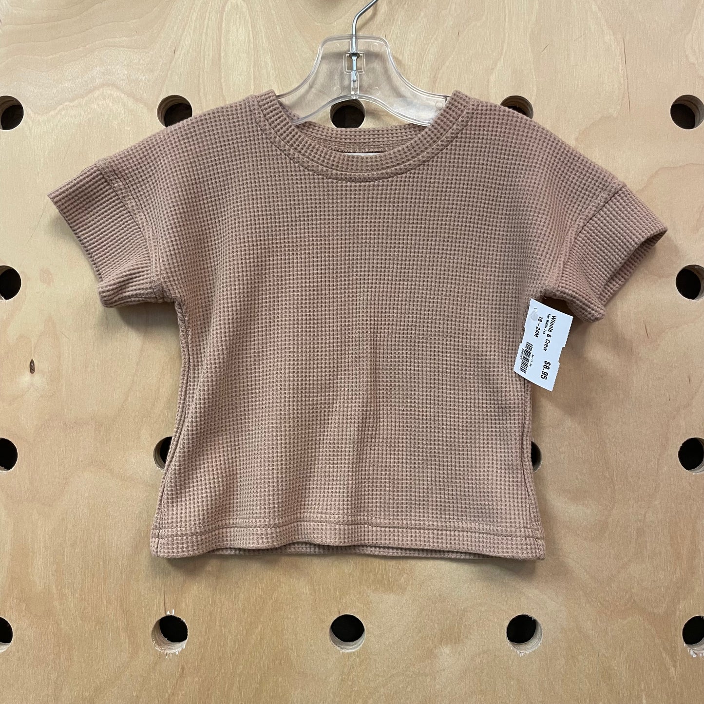 Tan Waffle Tee
