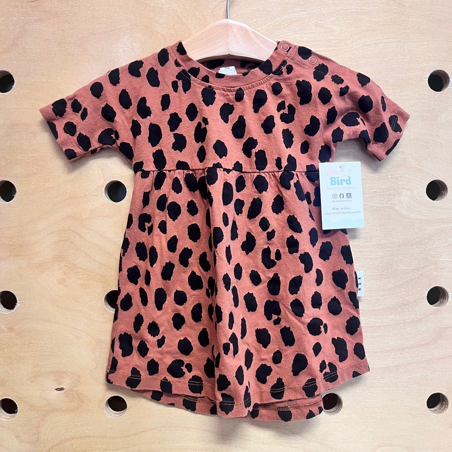 Brown/Black Spotted Dress