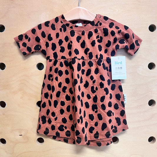 Brown/Black Spotted Dress