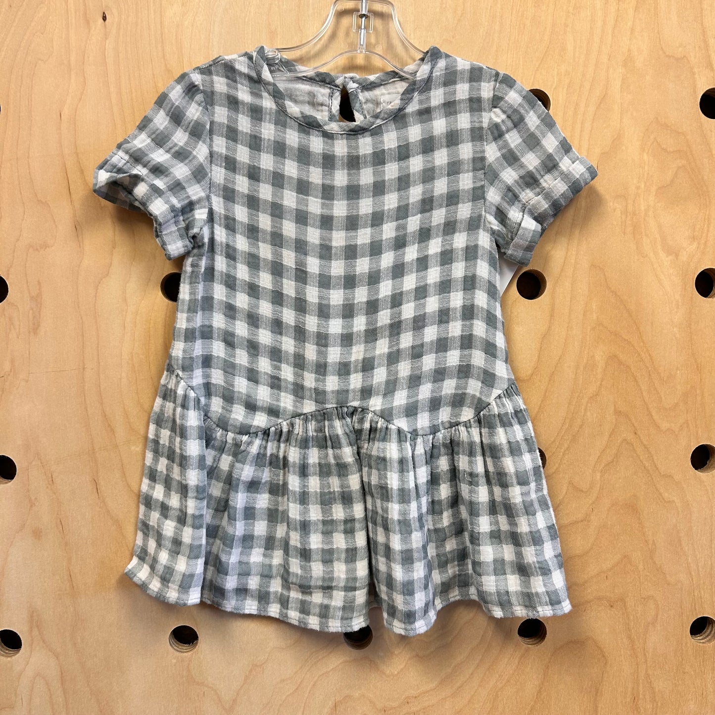 Coastal Blue Plaid Dress