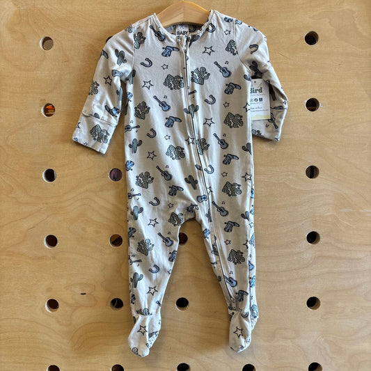 Cream Cactus/Guitar Footies