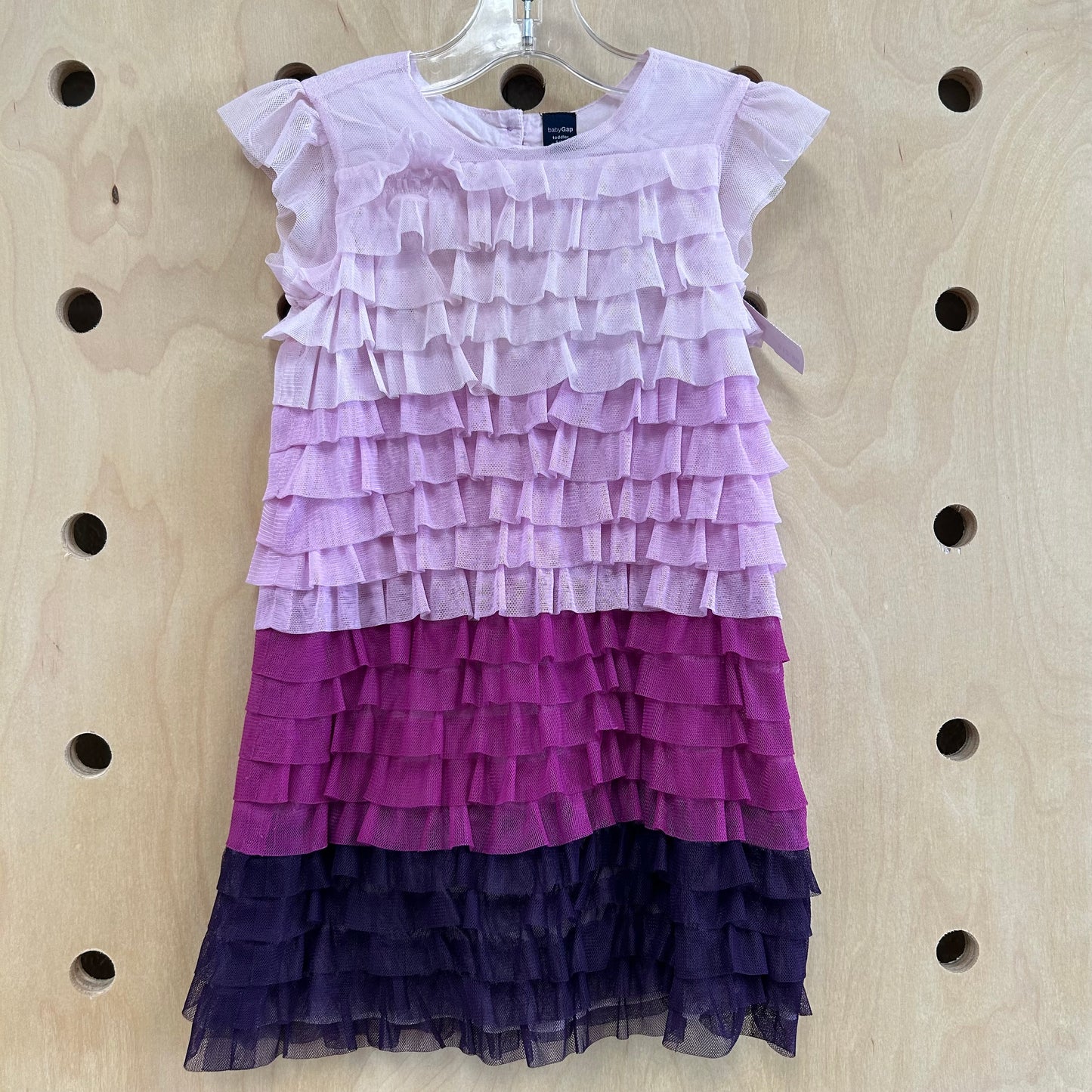 Pinks Tulle Ruffle Dress