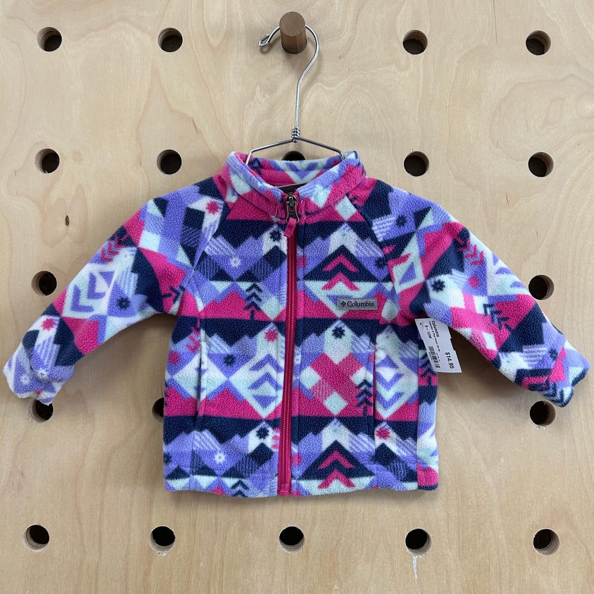 Lavender & Pink Fleece Zip Up