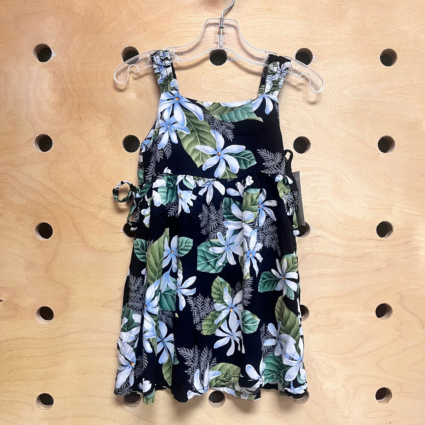 Black/Green Hawaiian Dress