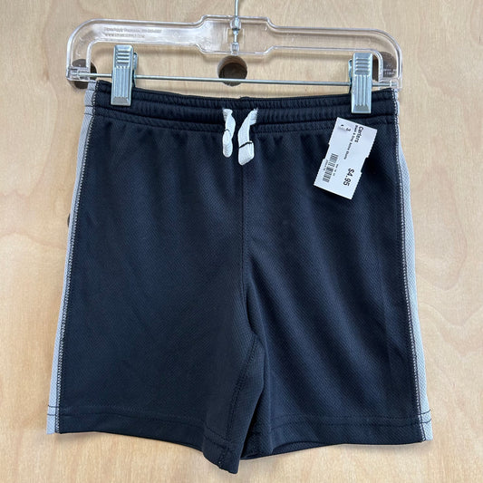 Black & Grey Active Shorts