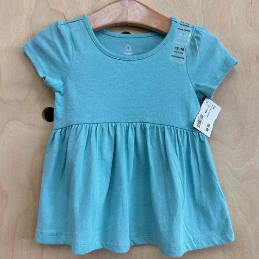 Blue Peplum Top NEW!