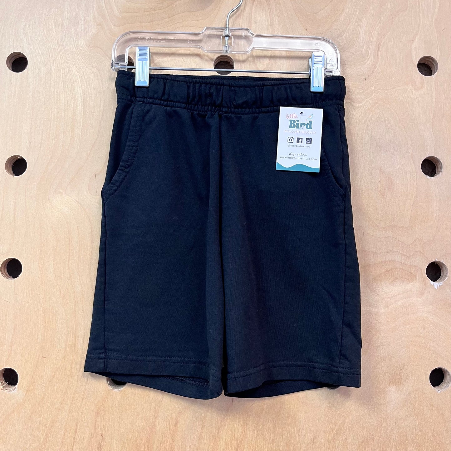 Black Pull On Shorts