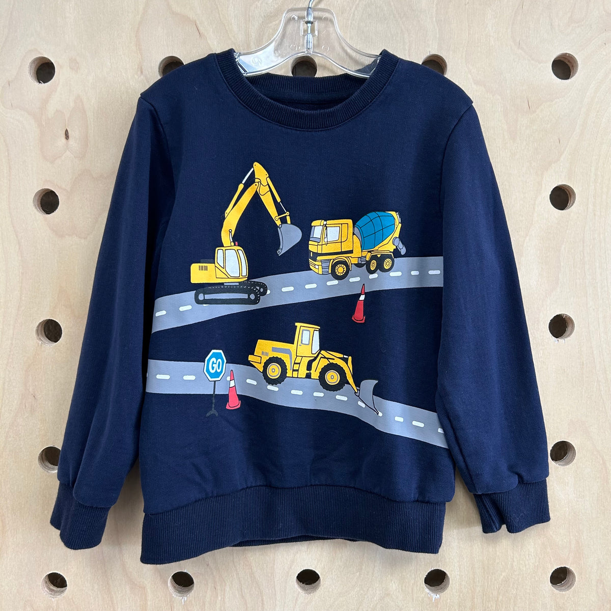 Blue Construction Sweatshirt
